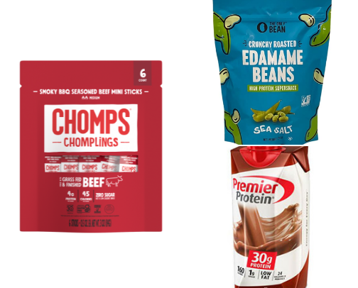GLP-1 Protein Goal Getters: foods that help you crush your daily goal 💪 cover photo collage