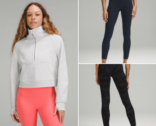 Lululemon Great collection cover photo collage