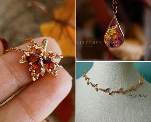 Autumn Jewelry Mood Board! cover photo collage