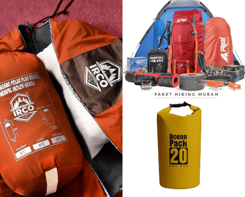 Perlengkapan Camping cover photo collage