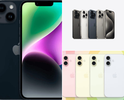 iPhone series cover photo collage