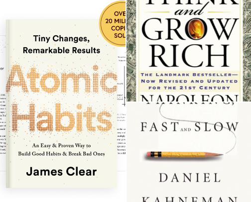 Books that will require your brain cover photo collage