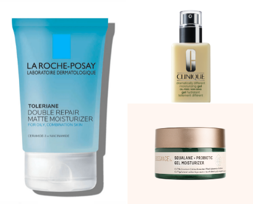Best moisturizers and sunscreens for acne prone skin cover photo collage