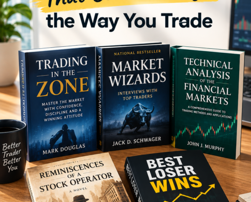 Trading Books I Think Every Trader Should Read cover photo collage