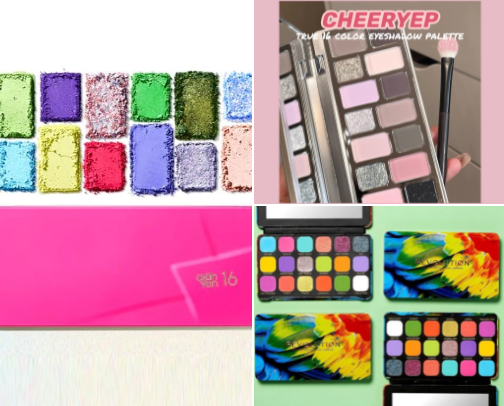 Colorful Eyeshadow Palettes for Color Lovers 🎨🌈 cover photo collage