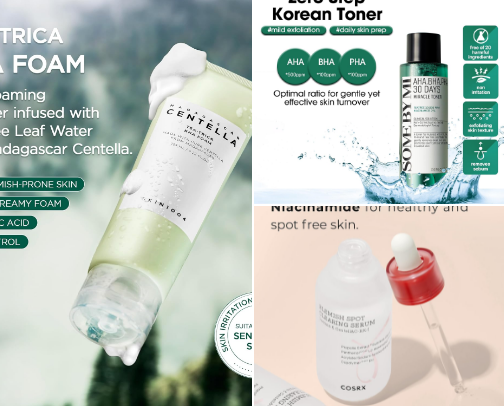 Clear Skin Starts Here: The Best Korean Acne Products cover photo collage