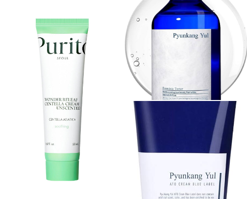 Skincare for dry and sensitive skin cover photo collage