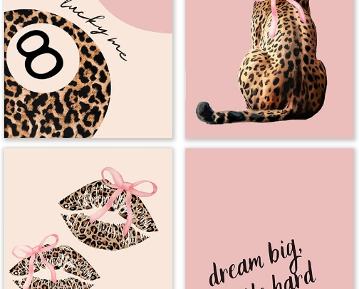 Leopard Print Gems🐾 cover photo collage