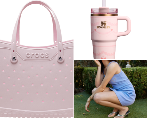 Pink Finds cover photo collage