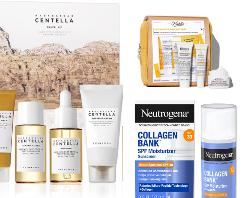 Skin care routine for glowing skin cover photo collage