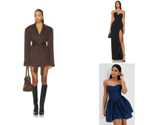 2025 fall dresess cover photo collage