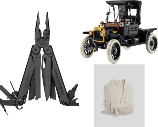 15 Holiday Gifts for Dads Who Say "I Don't Need Anything": Everyday Upgrades & Weekend Treats cover photo collage