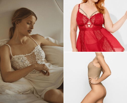 From Cozy Nights to Romantic Evenings: Tailored Lingerie Products for Every Mood cover photo collage