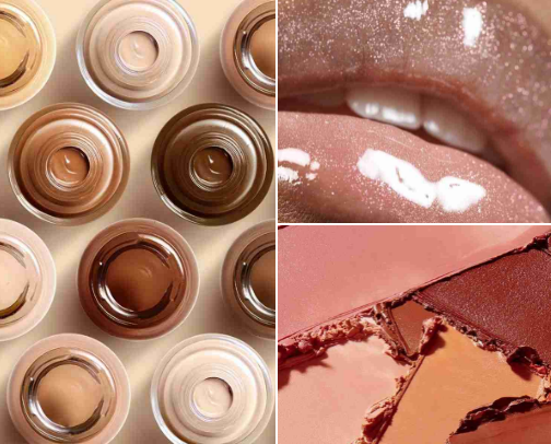 Make up gems cover photo collage