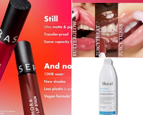 My favorite beauty recs cover photo collage