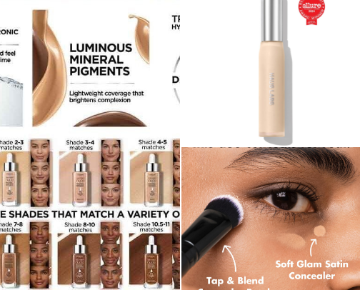 Easy Makeup for Sensitive, Combo Skin 🫶🏻 cover photo collage
