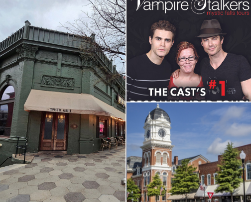 Salvatore for a day in Mystic Falls cover photo collage