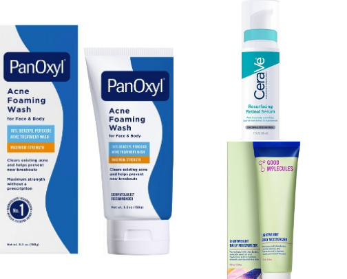 skin care routine cover photo collage
