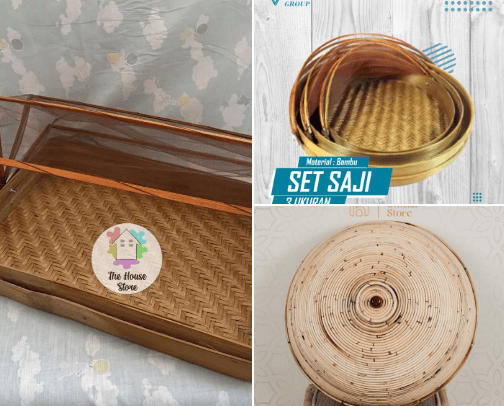 Tudung Saji Bambu Aestetik cover photo collage