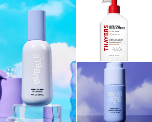 Skincare holy grails cover photo collage