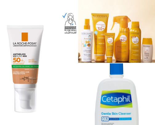 Beauty and Skincare cover photo collage