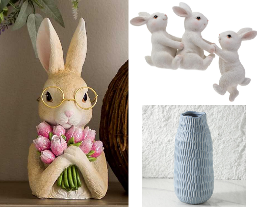 Simple Easter Decor cover photo collage