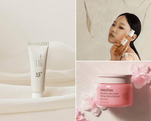 Korean skincare gems 🫧 cover photo collage