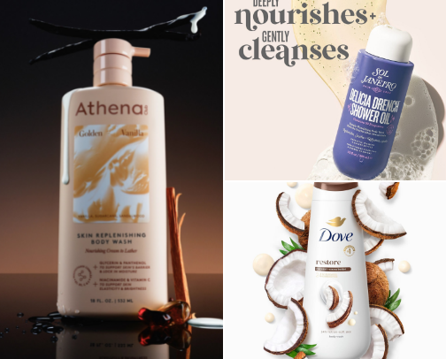 My FAVORITE Body Washes cover photo collage