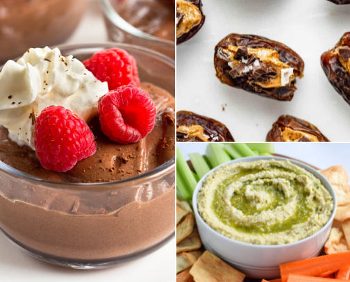 Healthy Snacks That Actually Taste Good cover photo collage