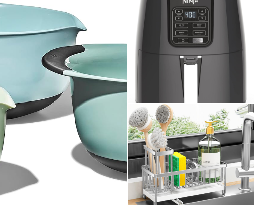 Amazon kitchen finds I love!!🍶 cover photo collage