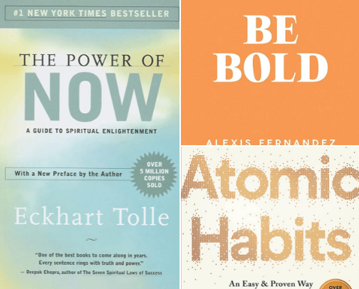 Book recommendations cover photo collage