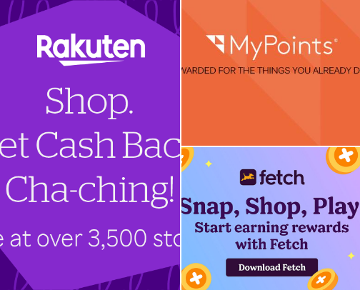 Cashback, Surveys, Etc cover photo collage