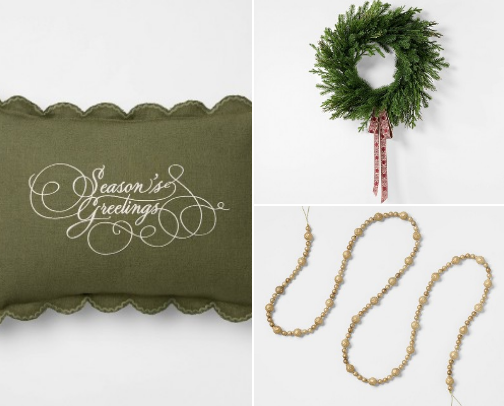 Target Christmas Decor Favorites cover photo collage