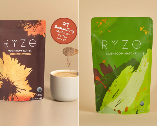 RYZE | Easy Wellness Drinks for Calm Energy & Gut Health (My Go-To’s +15% Off) cover photo collage