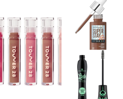 Clean girl makeup cover photo collage