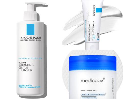 Skincare for my sensitive skin girlies cover photo collage