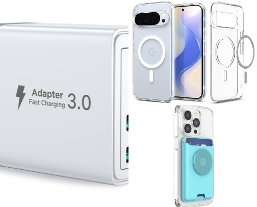Google Pixel tablet, phone, and watch accessories! cover photo collage