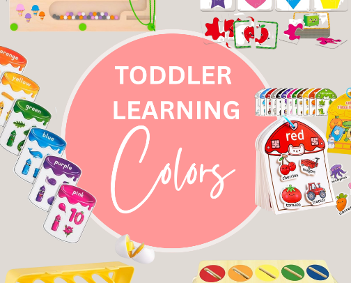 Toddler Color Matching cover photo collage