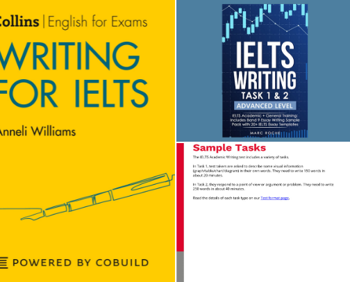 Get Free - IELTS Writing: IELTS 5-6+ (B1+) step-by-step skill builders cover photo collage