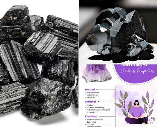 Gemstones cover photo collage