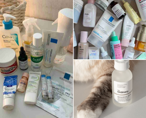 My Daily Skincare Routine That Actually Cleared My Skin (Beginner-Friendly) cover photo collage