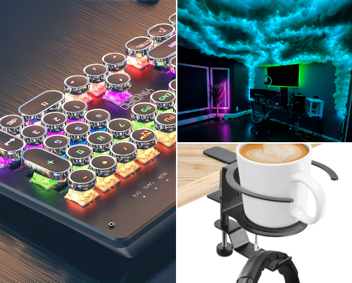 Ultimate Gaming Room Setup Ideas 🎮 Aesthetic Gaming Setup Inspiration for Every Gamer cover photo collage