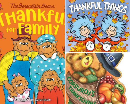 Gobble Up These Thanksgiving Picture Books cover photo collage