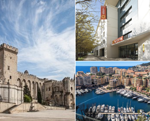 Avignon, France: Palace Days, Riverside Views, Easy Stays cover photo collage