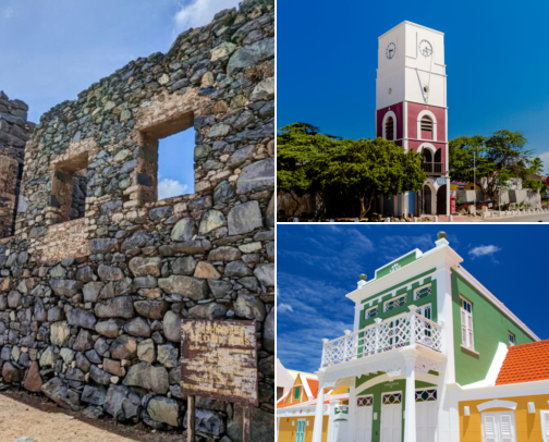 Aruba Beyond the Beaches: Historic Places Worth Seeing cover photo collage