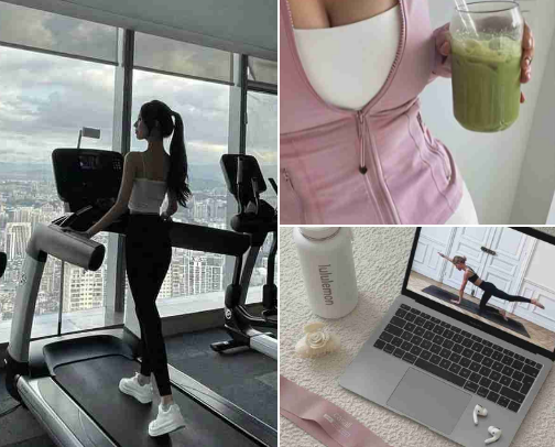 workout essentials ☆ cover photo collage