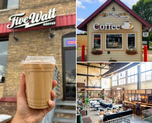 Minnesota Coffee Shops cover photo collage