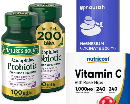 Supplements I swear by cover photo collage