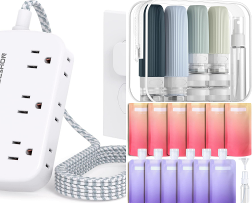 Travel Essentials ✈️🧳🌴 cover photo collage