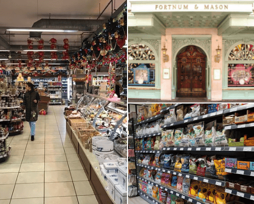 London Fun Supermarkets cover photo collage